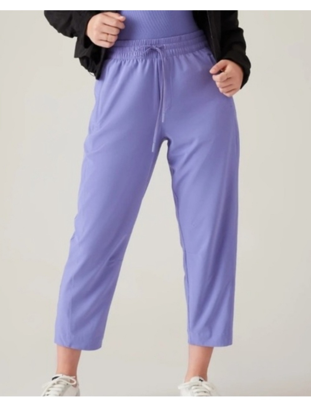 Athleta Arrival Pants Dark Adonis Blue Purple Tapered Ankle